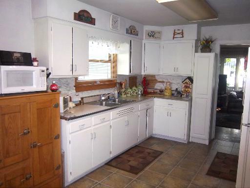 18328 Riegel Road Homewood, IL 60430 - Photo 6 of 14 a kitchen with a sink stove and cabinets