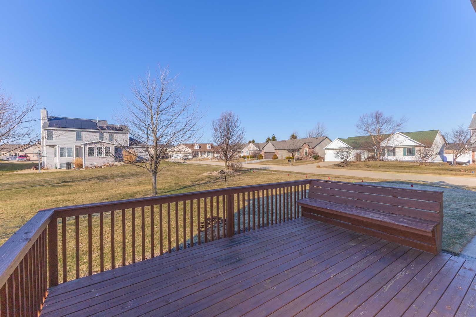 2409 Sanford Lane Normal, IL 61761 - Photo 49 of 62 a view of balcony with wooden floor