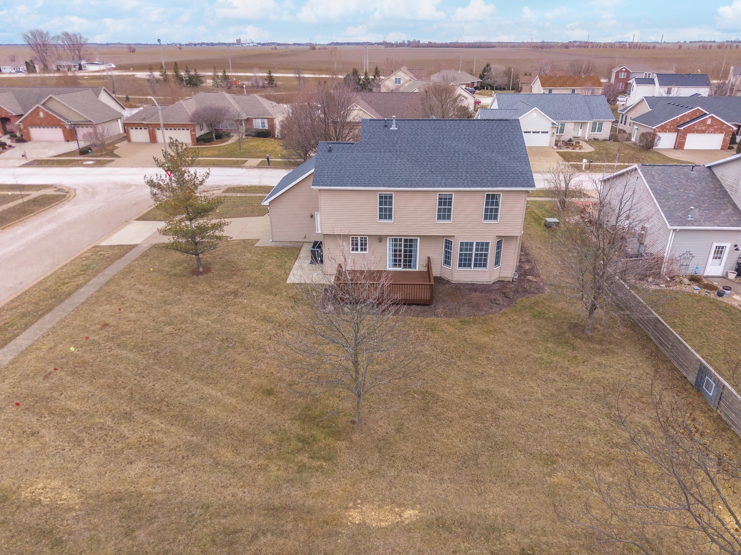 2409 Sanford Lane Normal, IL 61761 - Photo 55 of 62 an aerial view of residential houses with city view