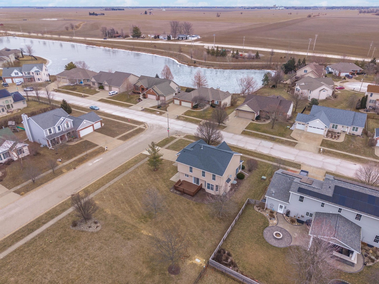 2409 Sanford Lane Normal, IL 61761 - Photo 56 of 62 an aerial view of a house with outdoor space