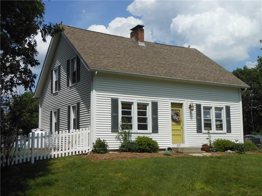 112 Sawmill Hill Road Killingly, CT 06239 - Photo 1 of 1 a front view of a house with a yard
