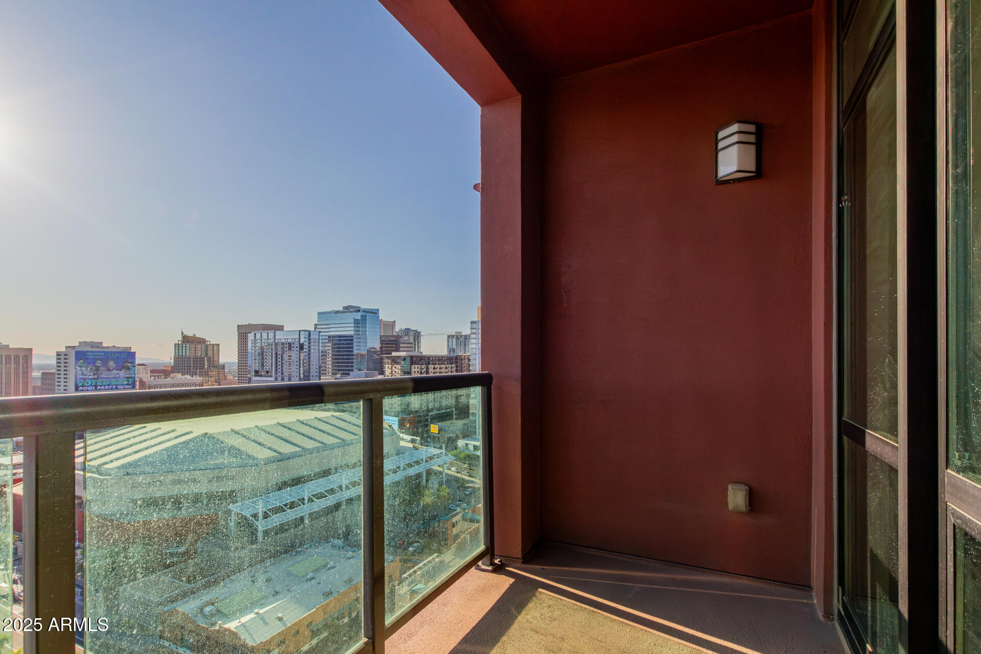 310 South 4th Street, Unit 1902 Phoenix, AZ 85004 - Photo 7 of 37 a view of a balcony with city view