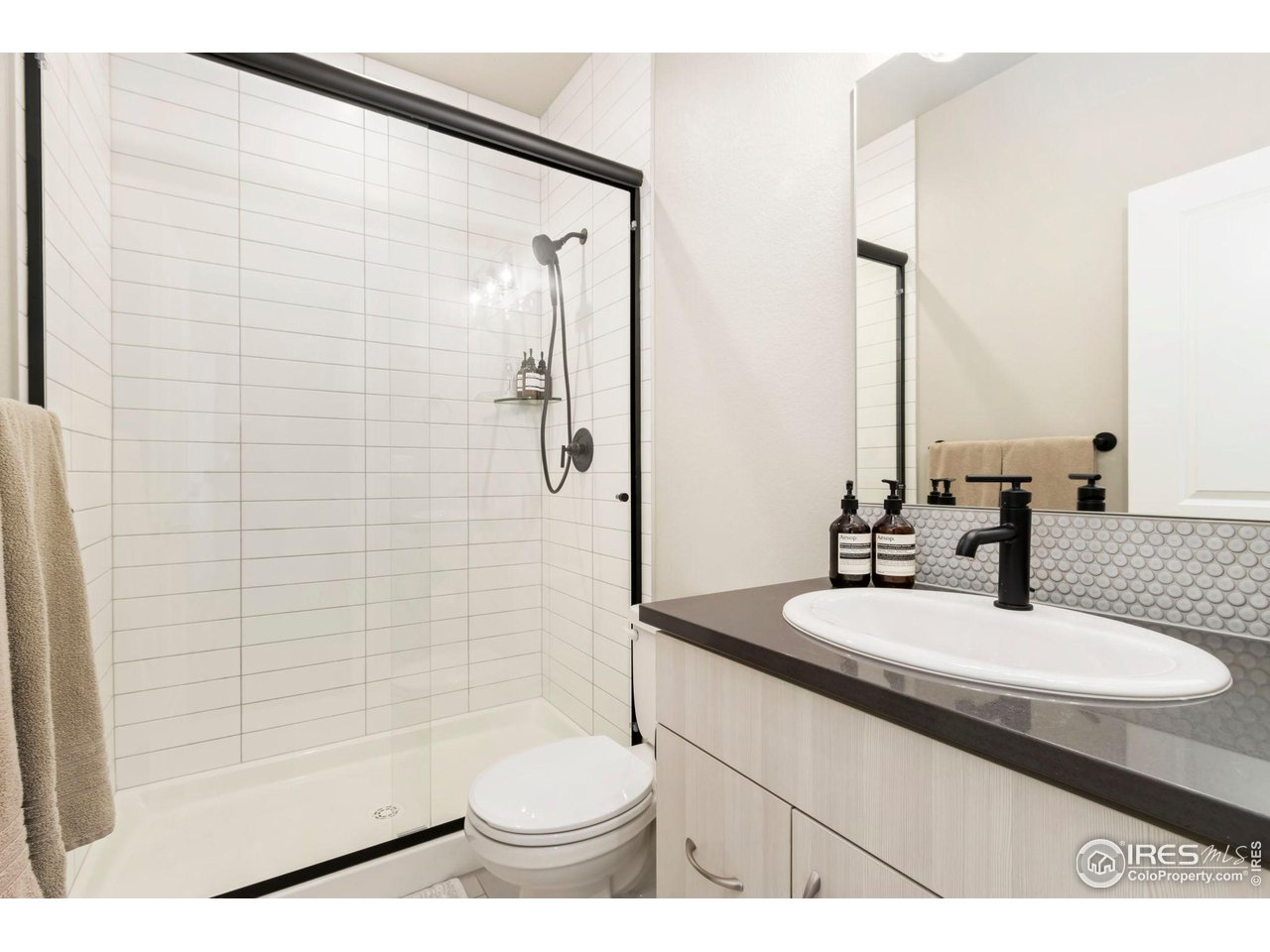 6709 Stone Point Drive Timnath, CO 80547 - Photo 23 of 41 a bathroom with a sink and a mirror