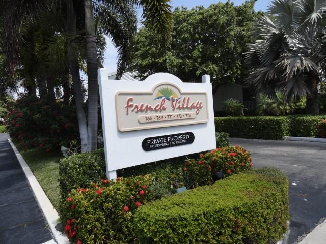 769 Jeffery Street, Unit 2304 Boca Raton, FL 33487 - Photo 2 of 10 FRENCH VILLAGE ENTRANCE