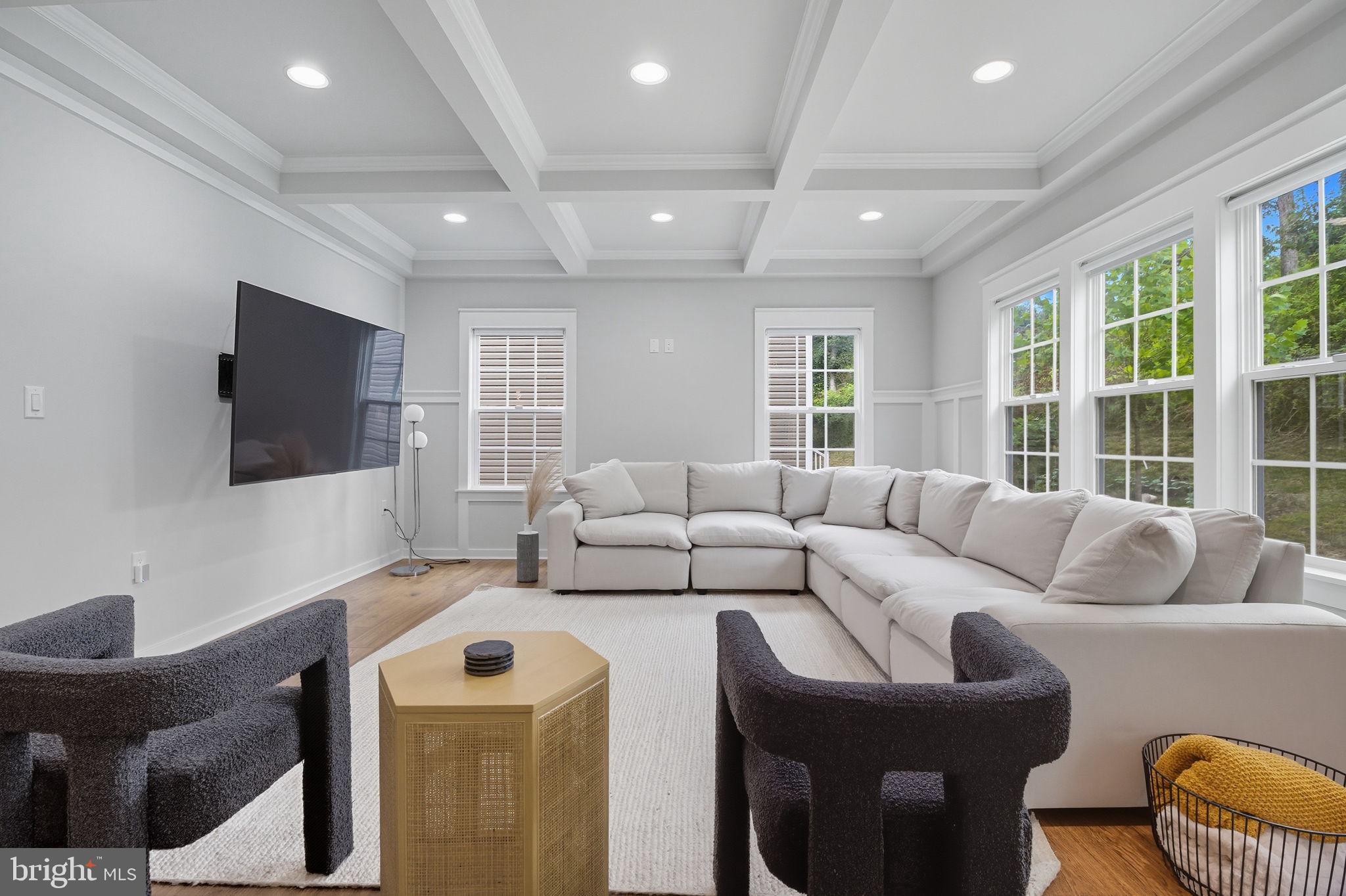 18518 Old Triangle Road Triangle, VA 22172 - Photo 9 of 39 a living room with furniture and a flat screen tv
