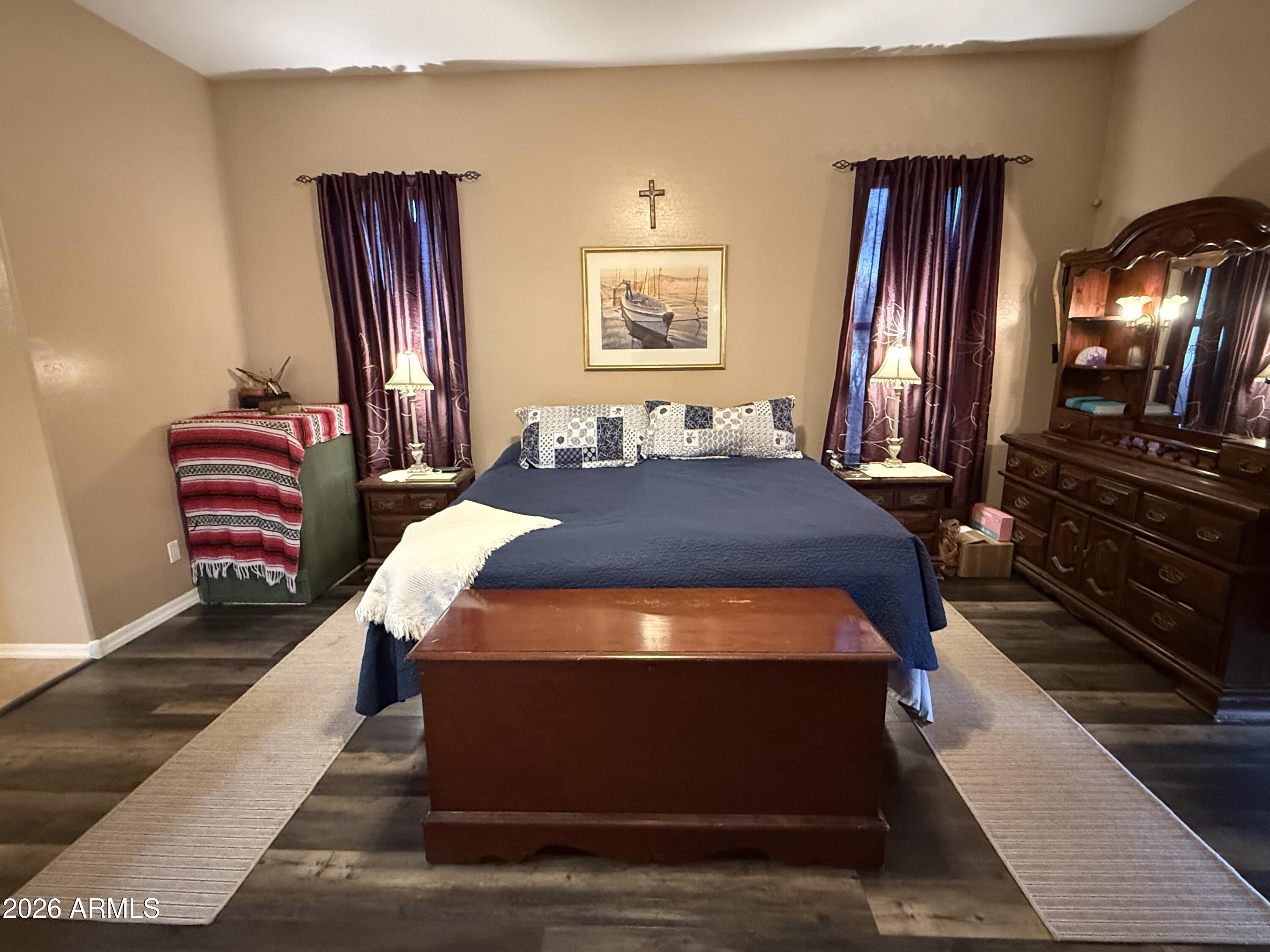 2569 West Silverdale Road San Tan Valley, AZ 85144 - Photo 12 of 61 a bedroom with bed and window
