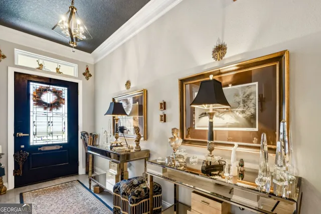 a room with furniture and window