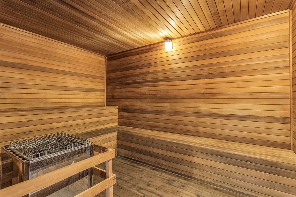 3225 Turtle Creek Boulevard, Unit 10 Dallas, TX 75219 - Photo 33 of 38 Relaxing sauna / wooden walls and wood ceiling