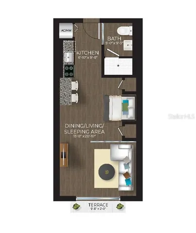 $1,271 | 536 Bahia Beach Boulevard, Unit 405A, Ruskin, FL 33570