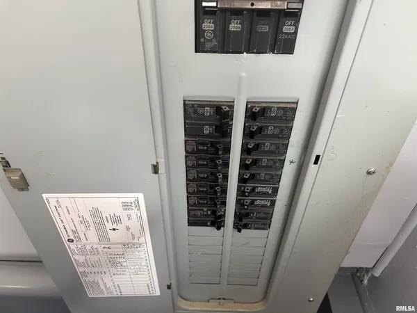 a close up view of electric board