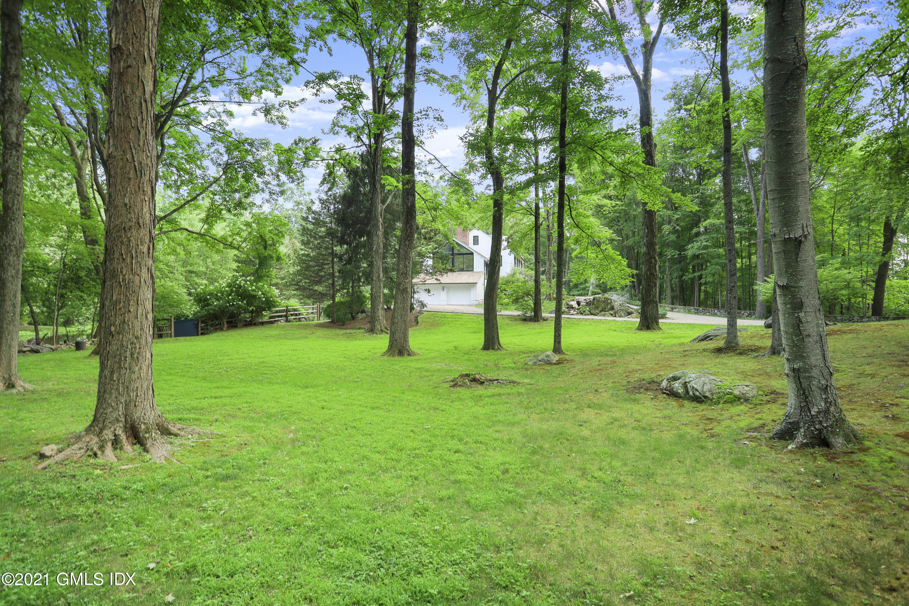 12 Guinea Road Greenwich, CT 06830 - Photo 25 of 29 a view of a trees with a backyard