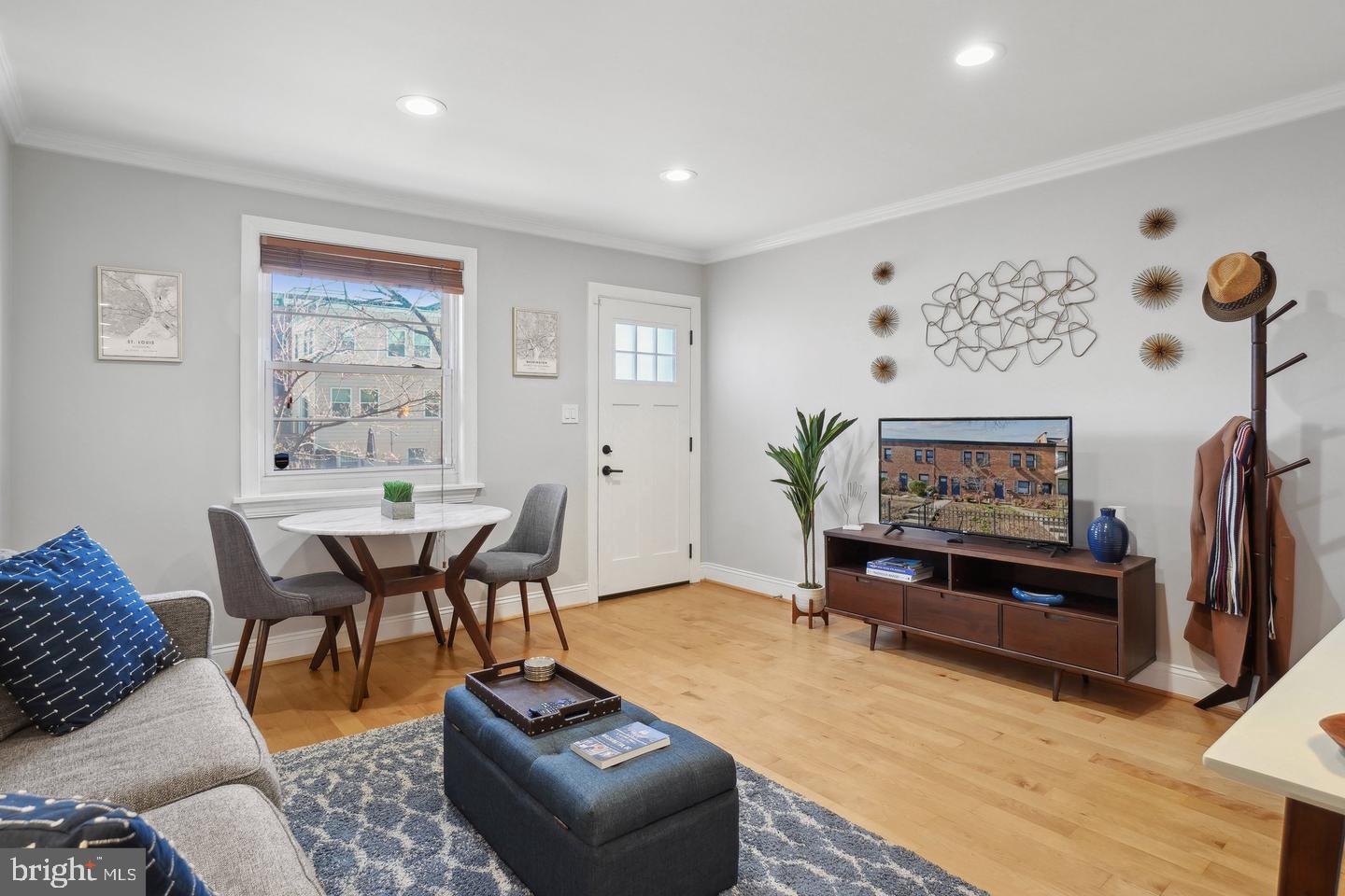 123 17th Street Southeast, Unit 2 Washington, DC 20003 - Photo 1 of 20 a living room with furniture and wooden floor