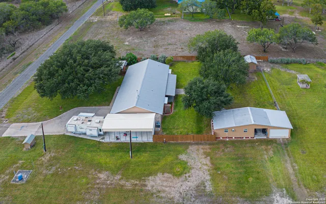 a view of a backyard with a garden