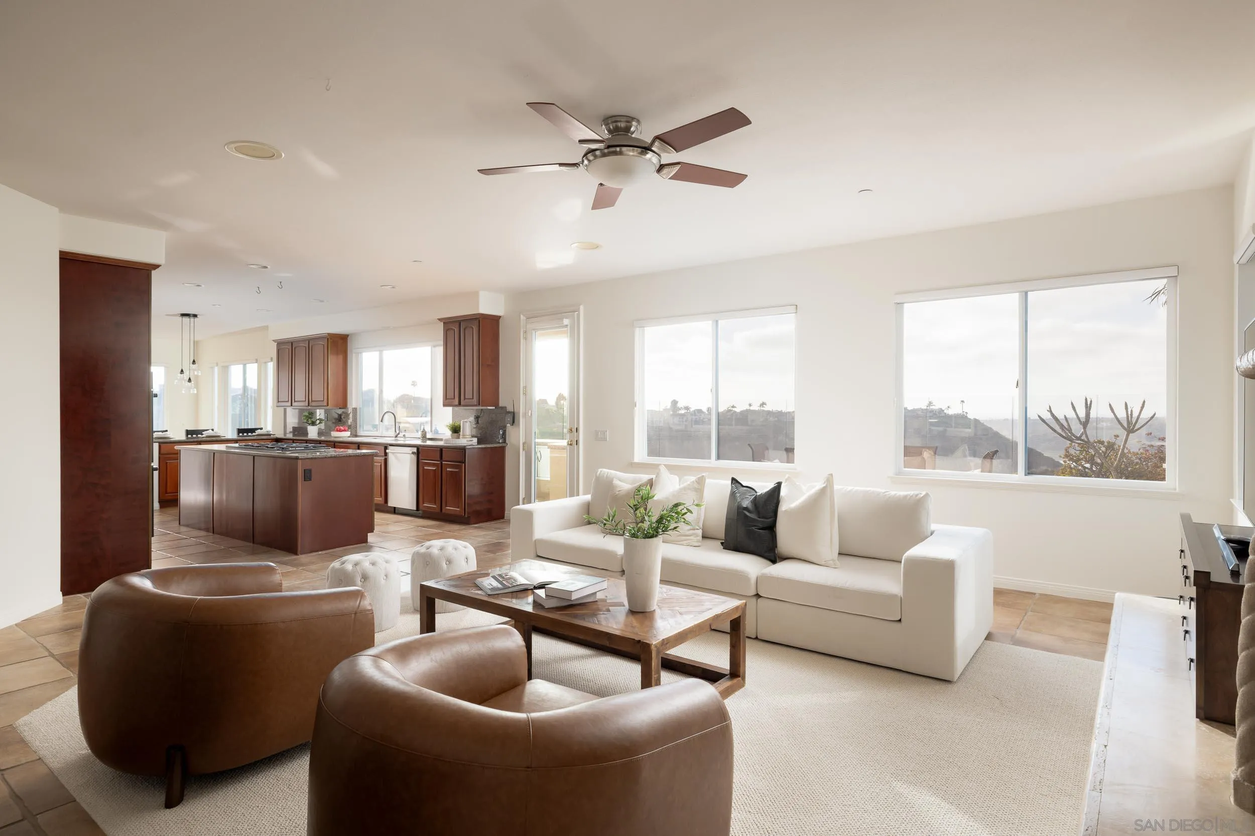 1786 Swallowtail Road Encinitas, CA 92024 - Photo 16 of 46 a living room with furniture and a large window with outer view