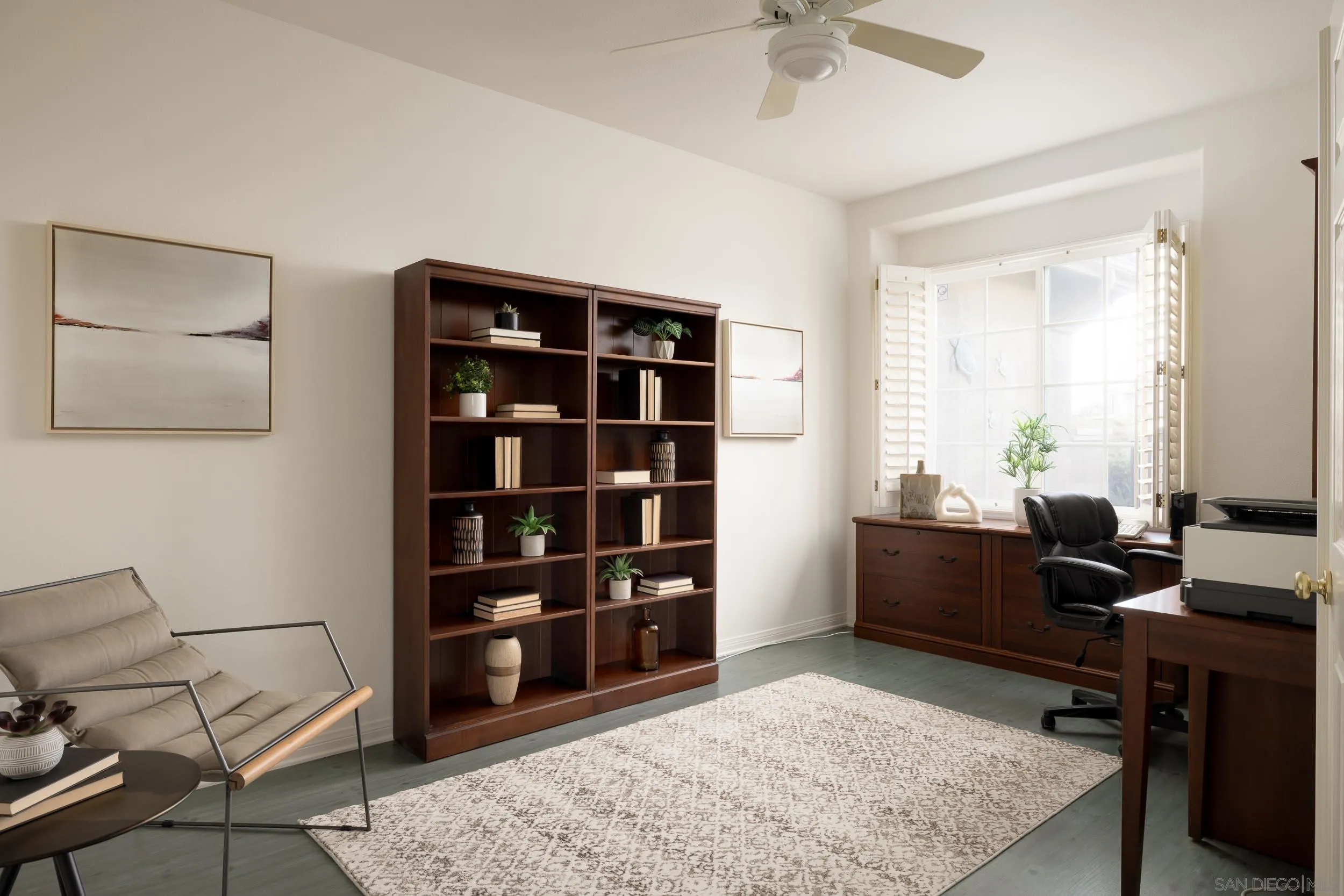 1786 Swallowtail Road Encinitas, CA 92024 - Photo 27 of 46 a living room with furniture and a wooden floor