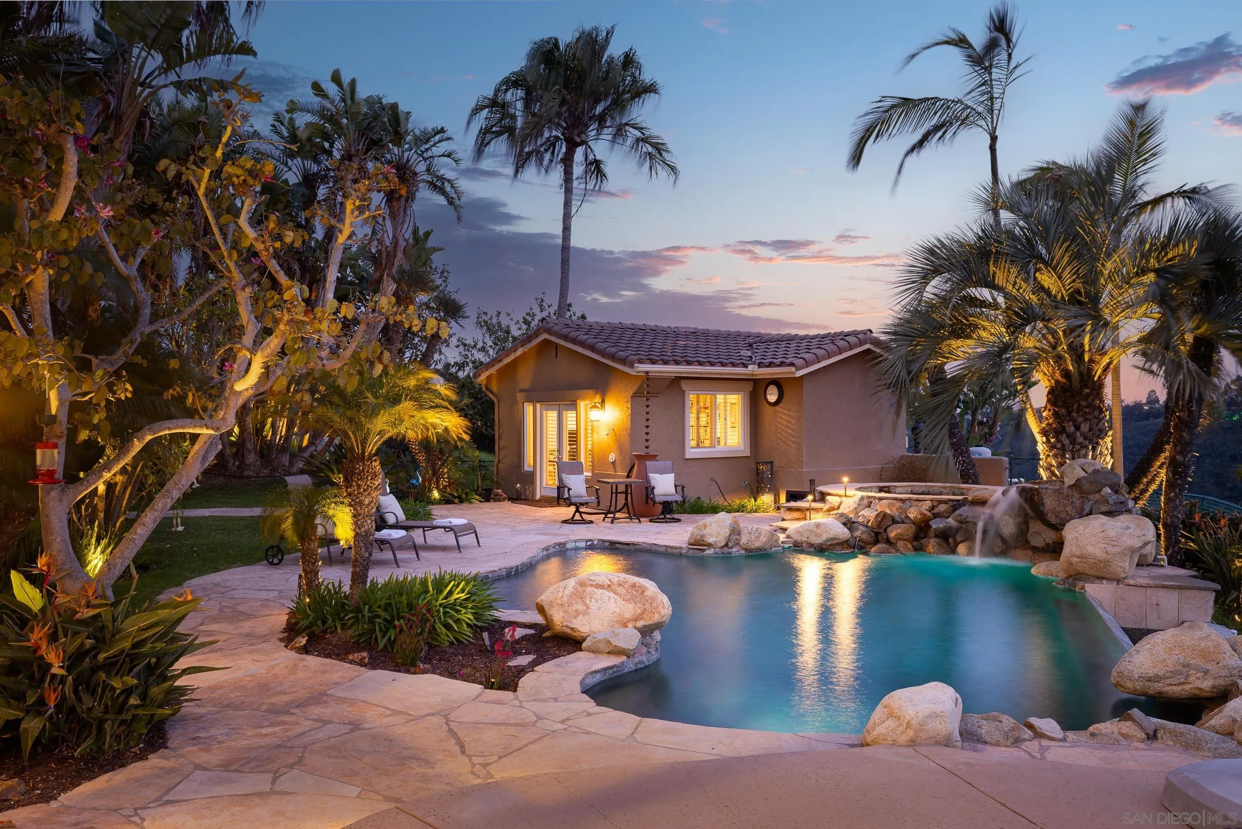 1786 Swallowtail Road Encinitas, CA 92024 - Photo 28 of 46 a view of a swimming pool with a patio