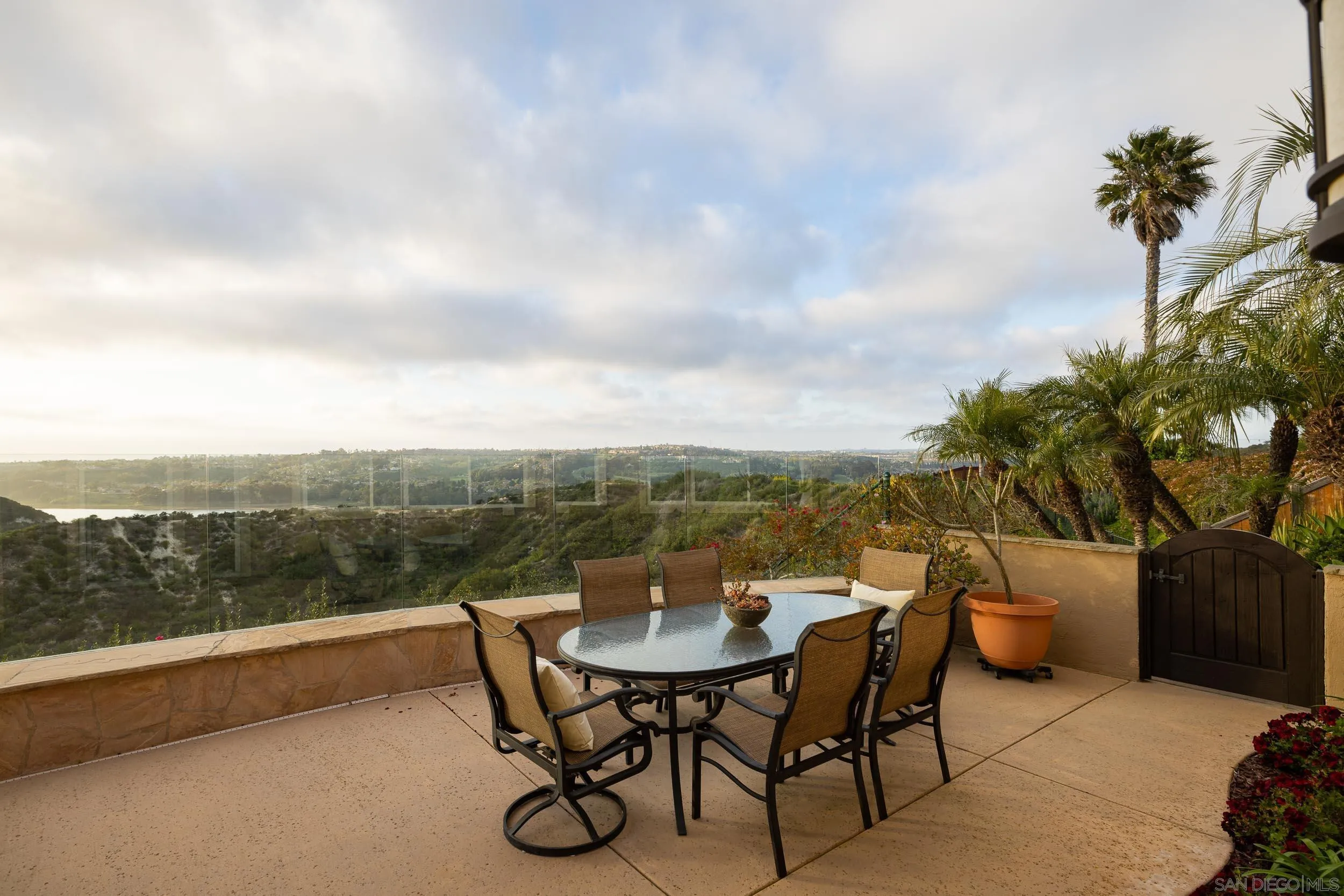 1786 Swallowtail Road Encinitas, CA 92024 - Photo 40 of 46 a view of a terrace with furniture and city view