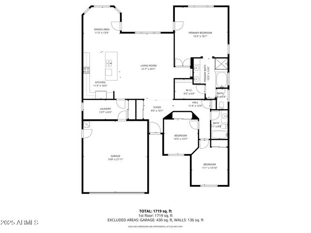 $1,800 | 15433 North 172nd Lane, Surprise, AZ 85388