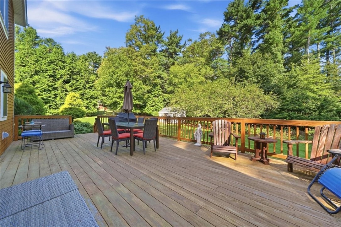 653 Ten Rod Road Exeter, RI 02822 - Photo 41 of 49 Massive deck along the back side of the house