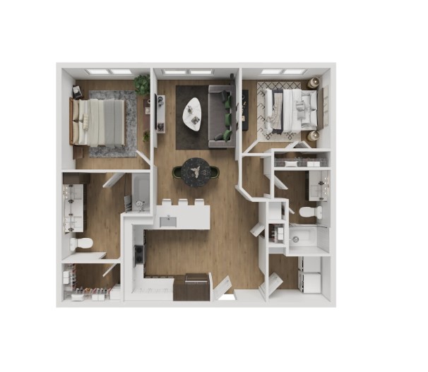 320 Goll Street, Unit 3310 Kyle, TX 78640 - Photo 3 of 19 a living room with a sink and cabinets