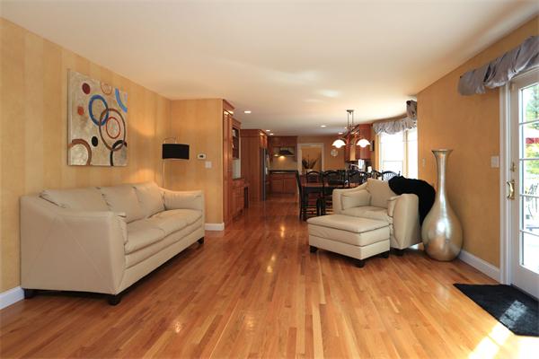 87 A Topsfield Road Boxford, MA 01921 - Photo 6 of 27 a living room with furniture and a wooden floor