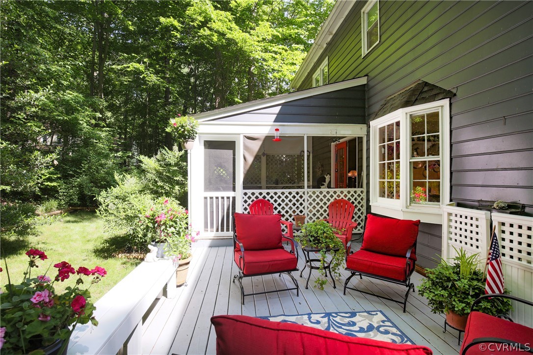 4542 Little Ridge Lane Chesterfield, VA 23832 - Photo 36 of 40 a wooden bench sitting in front of a house