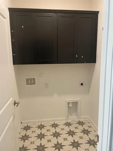 a view of wooden cabinet