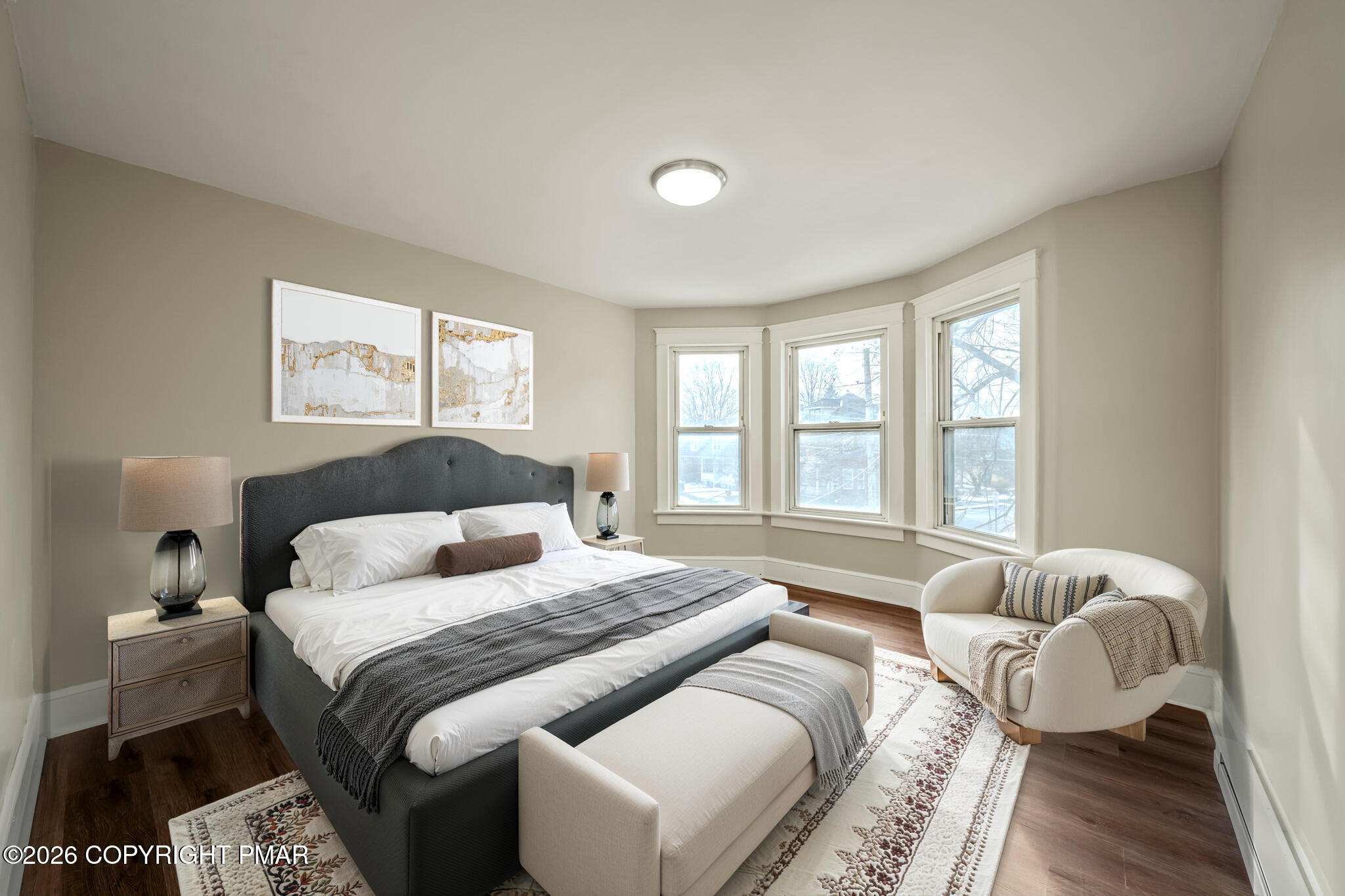 188 Spring Street East Stroudsburg, PA 18301 - Photo 5 of 25 Virtually Staged Primary Bed