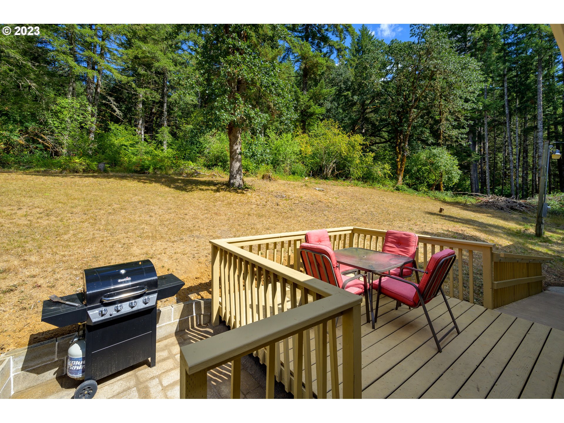 22575 Southwest Grand Ronde Road Grand Ronde, OR 97347 - Photo 38 of 46 a view of an outdoor space with seating area
