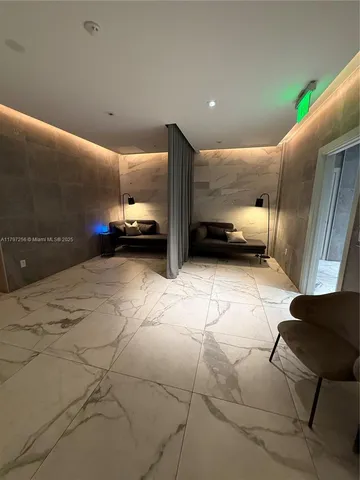 a view of a car garage