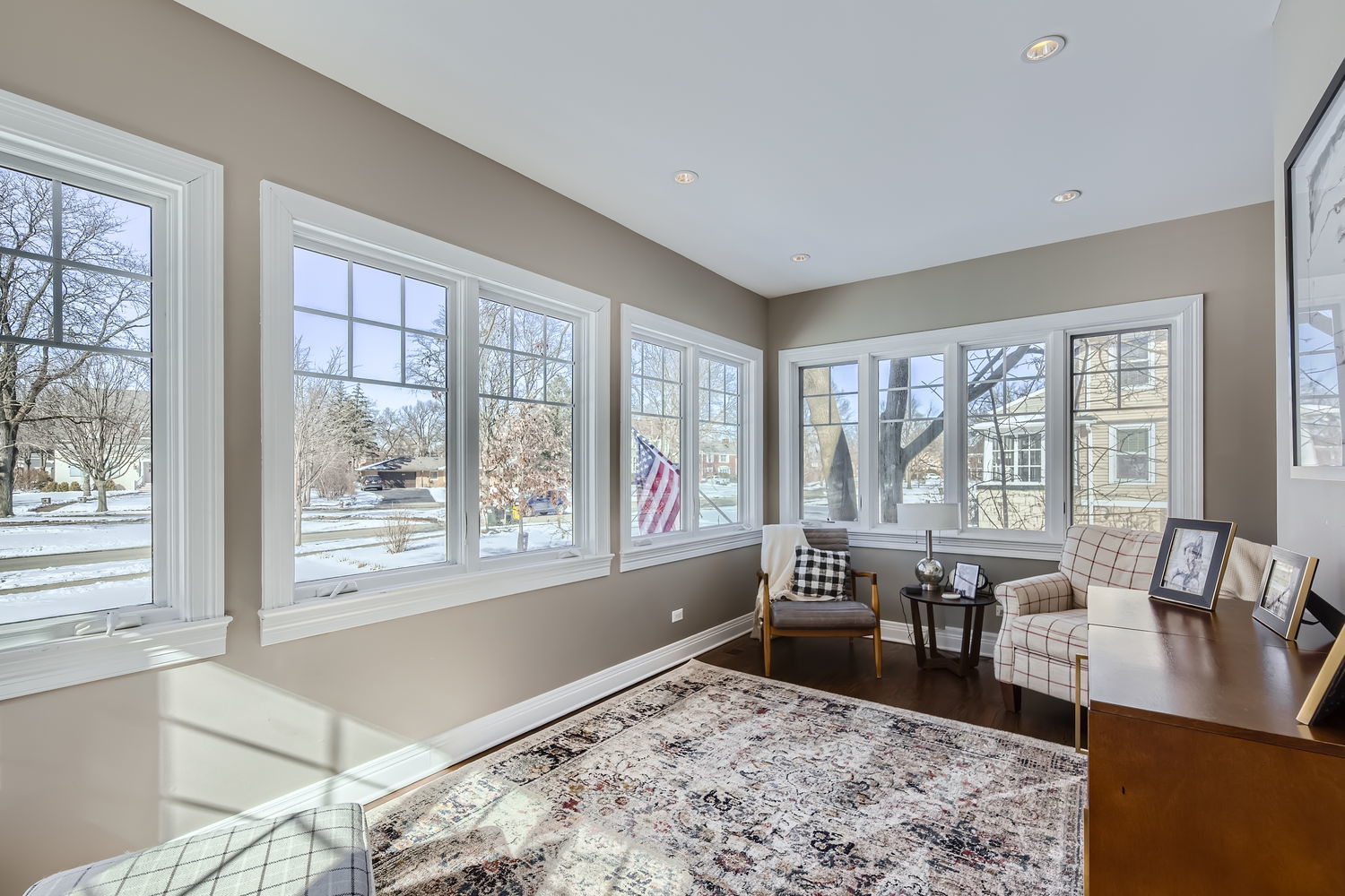 83 North Cowley Road Riverside, IL 60546 - Photo 26 of 36 a living room with furniture and a large window