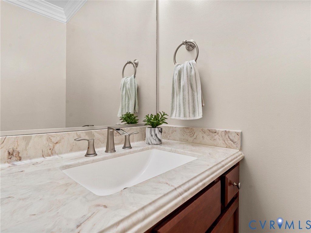 1555 Rocky Ford Road Powhatan, VA 23139 - Photo 44 of 80 Half bath on 1st level.