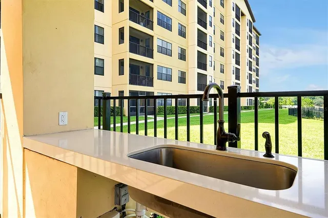 a view of balcony and window