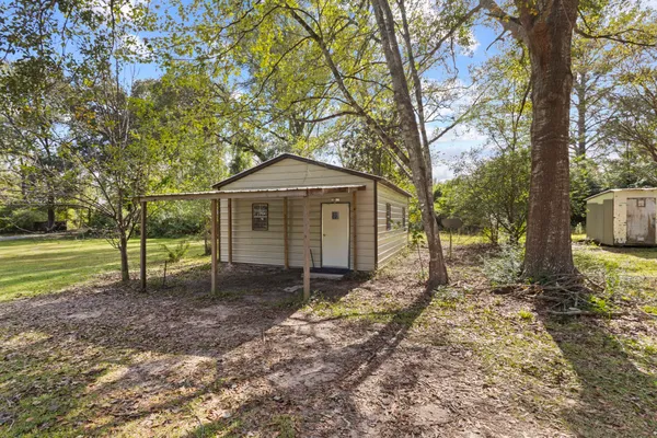 a view of a room with racks