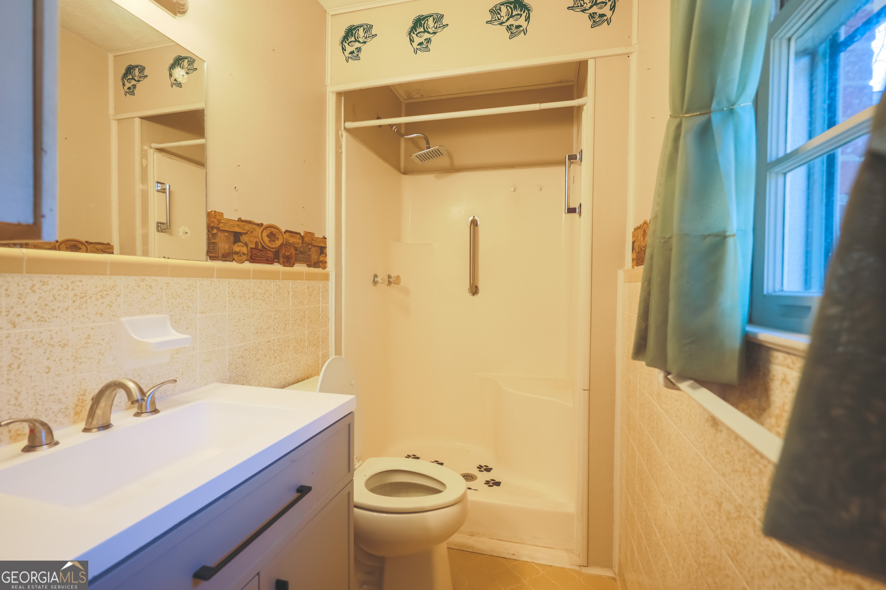 3111 Spatola Loop Blackshear, GA 31516 - Photo 21 of 23 a bathroom with a granite countertop sink toilet and shower