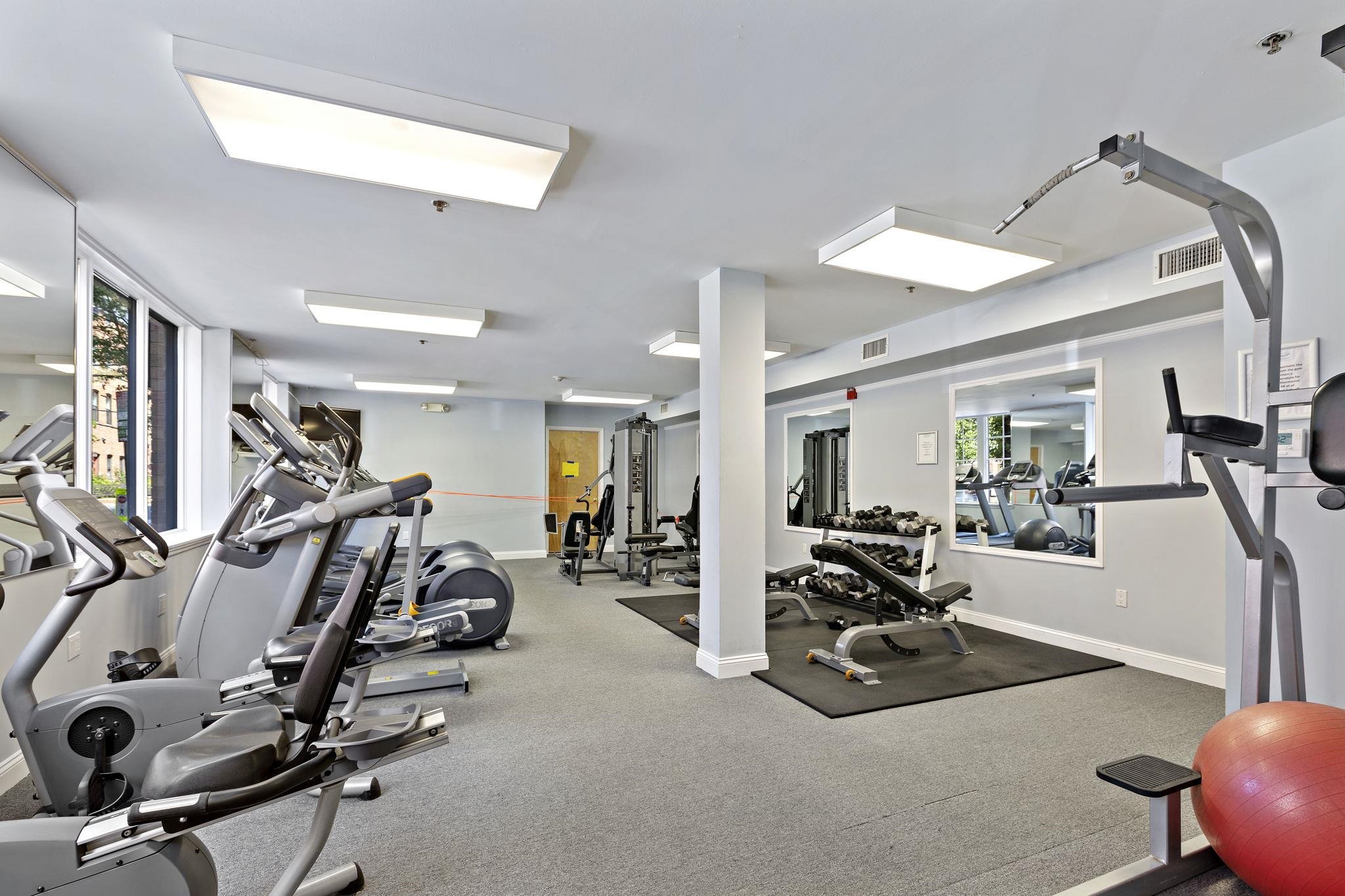 501 9th Street, Unit 309 Hoboken, NJ 07030 - Photo 16 of 18 a view of a room with gym equipment