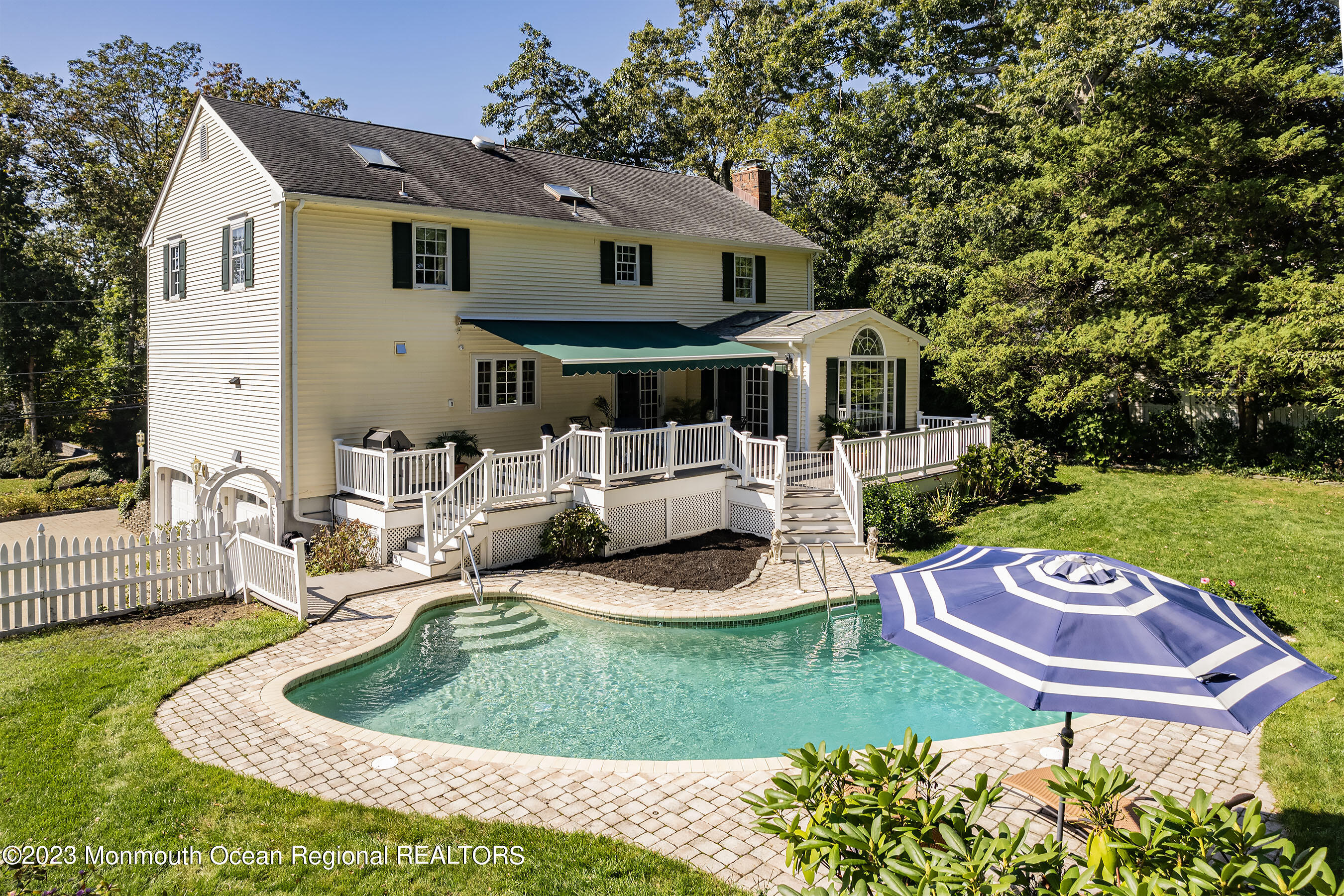 644 Valley Road Brielle, NJ 08730 - Photo 4 of 66 63-Rear Left 1 with Awning