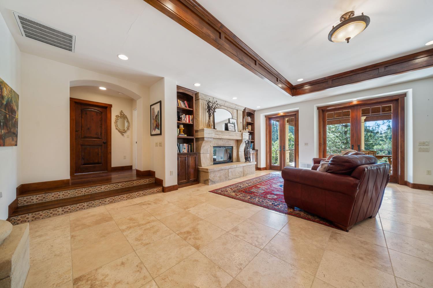 4581 Highway 4 Murphys, CA 95247 - Photo 14 of 65 a living room with furniture and a fireplace