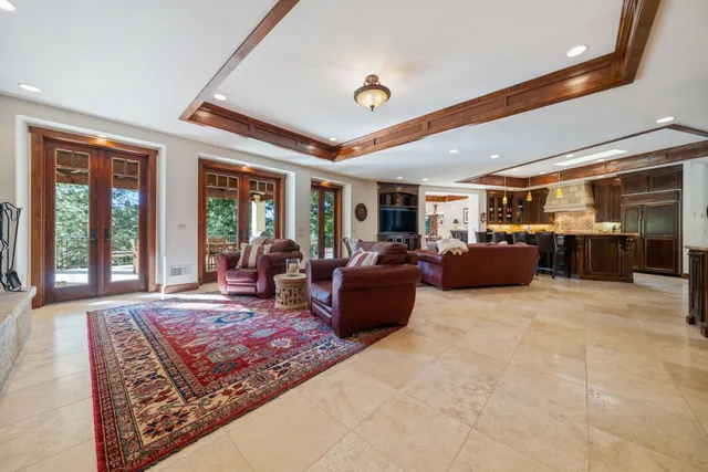 a view of entryway dining room and hall with wooden floor
