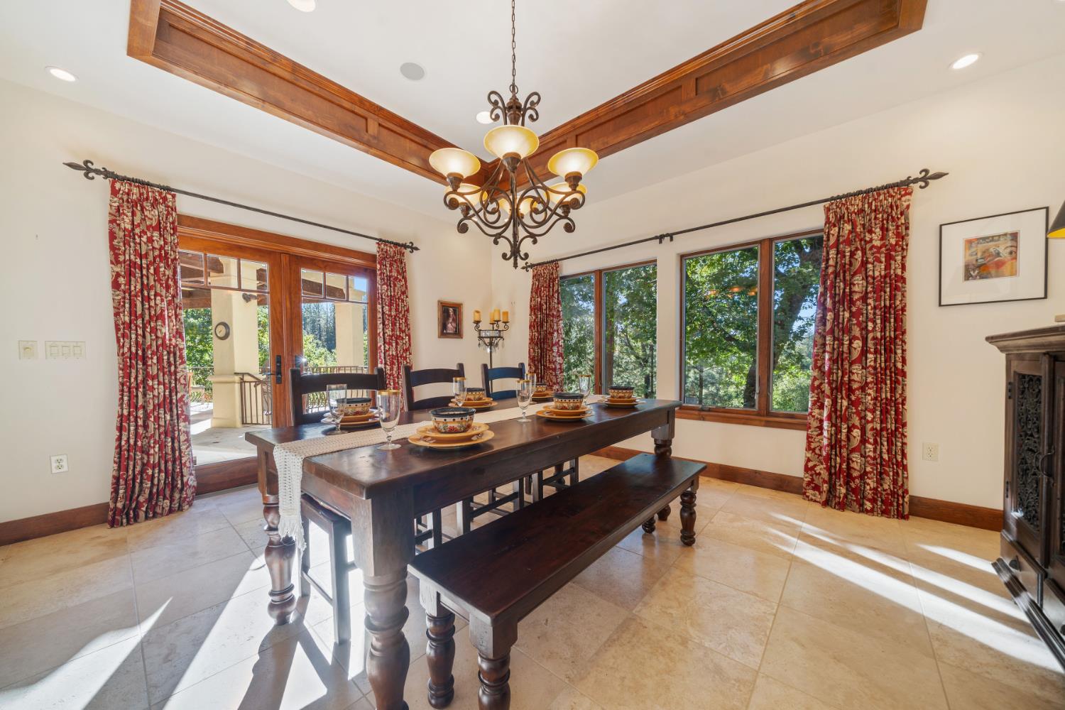 4581 Highway 4 Murphys, CA 95247 - Photo 7 of 65 a view of a dining room with furniture window and wooden floor
