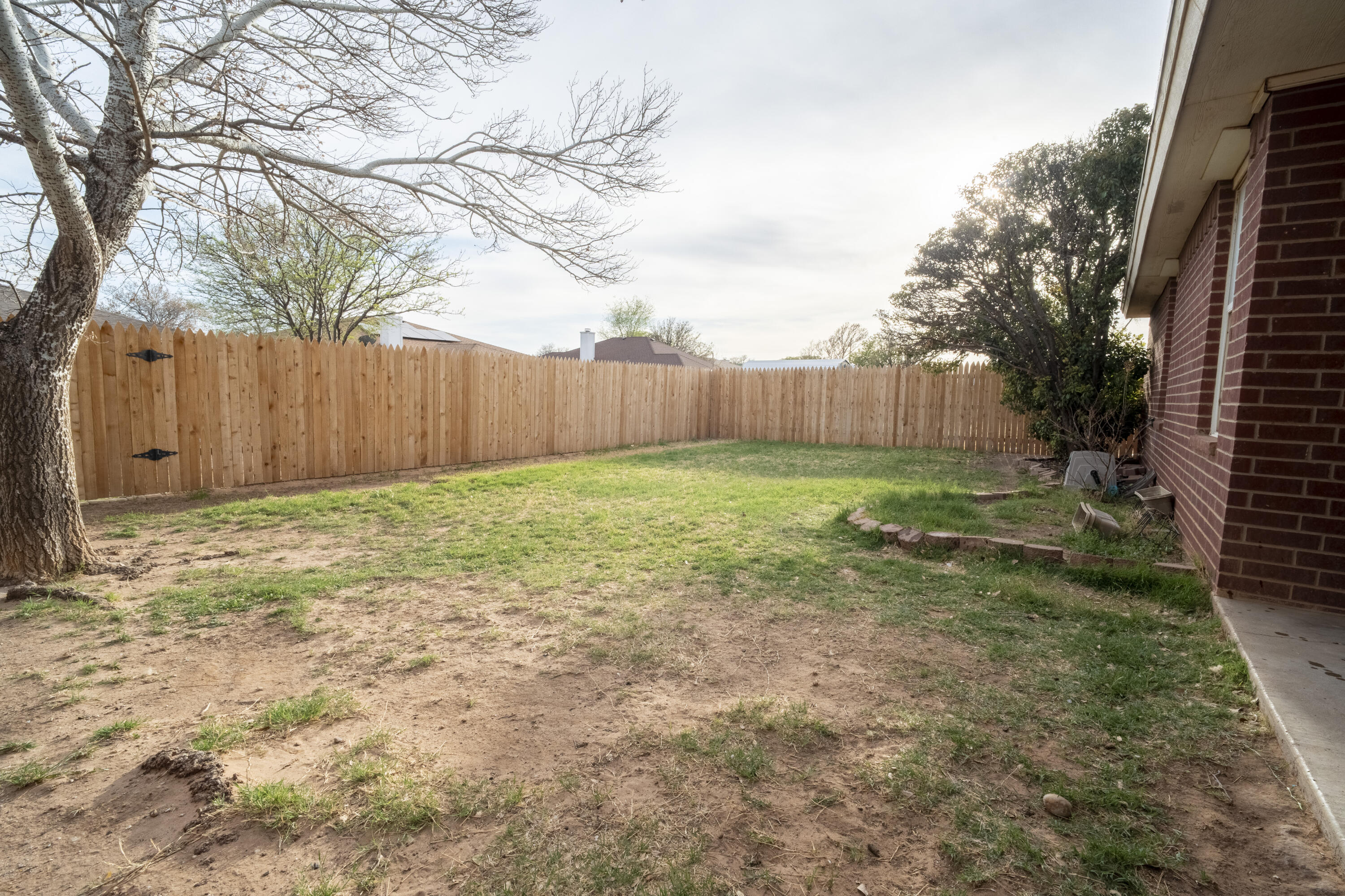 6319 13th Street Lubbock, TX 79416 - Photo 18 of 21 a view of backyard with garden