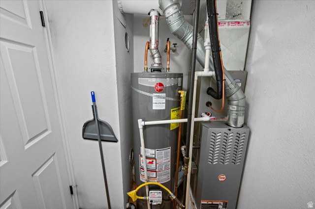 2095 South Main Street, Unit 13 Bountiful, UT 84010 - Photo 20 of 45 Utilities with water heater and heating unit