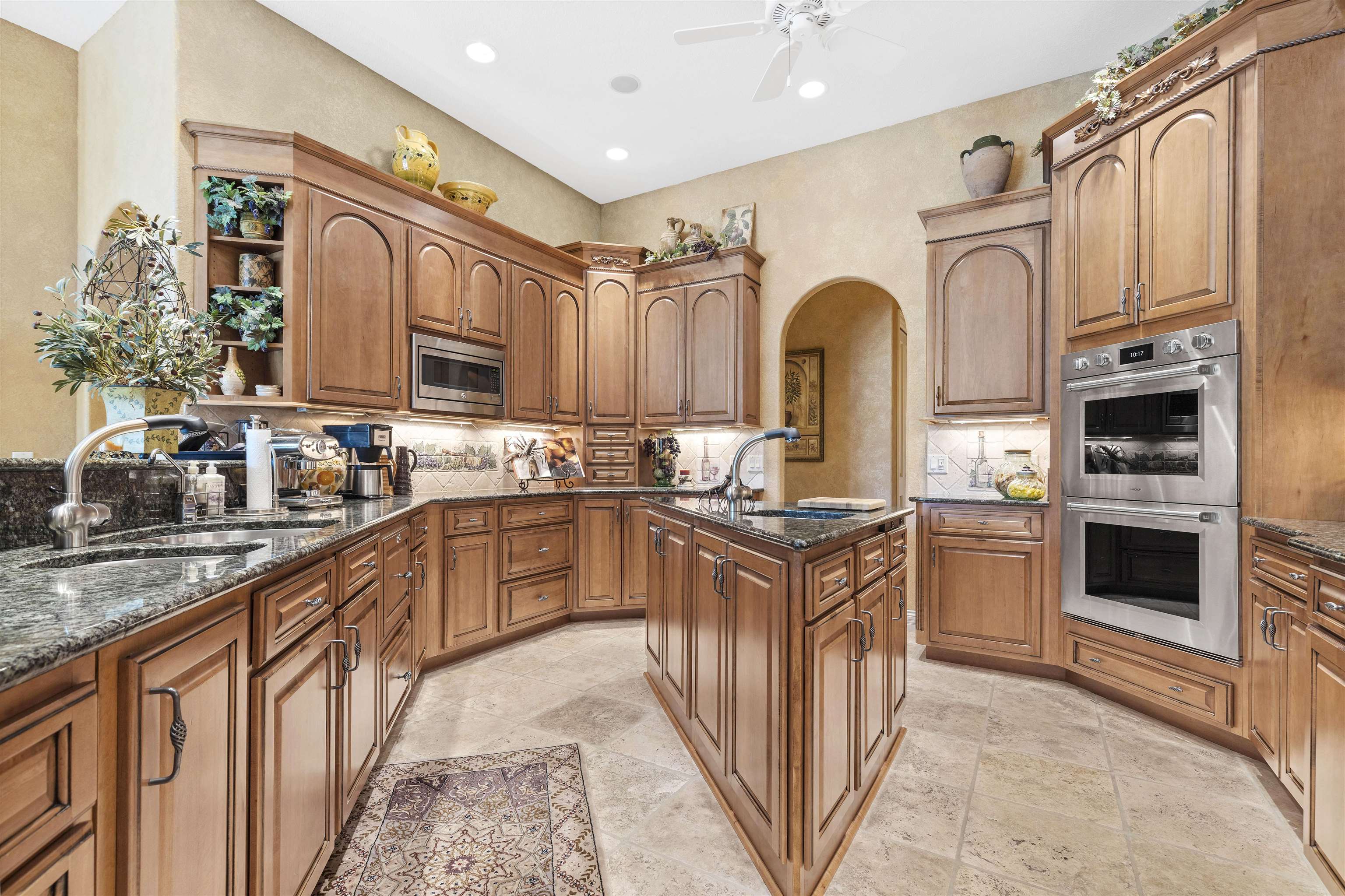 17278 Laube Road Davis, IL 61019 - Photo 12 of 97 a kitchen with stainless steel appliances granite countertop a sink and a refrigerator
