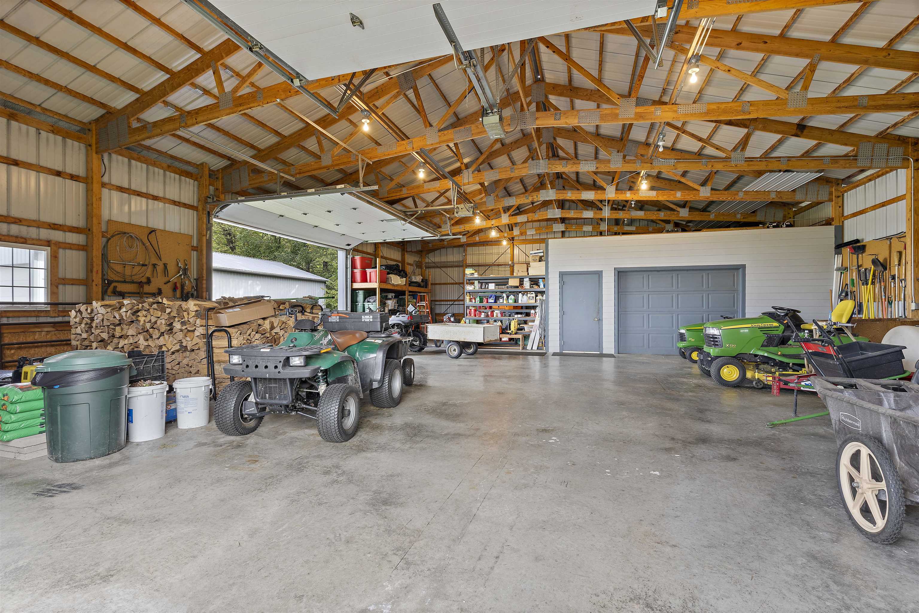 17278 Laube Road Davis, IL 61019 - Photo 39 of 97 a view of a garage with furniture