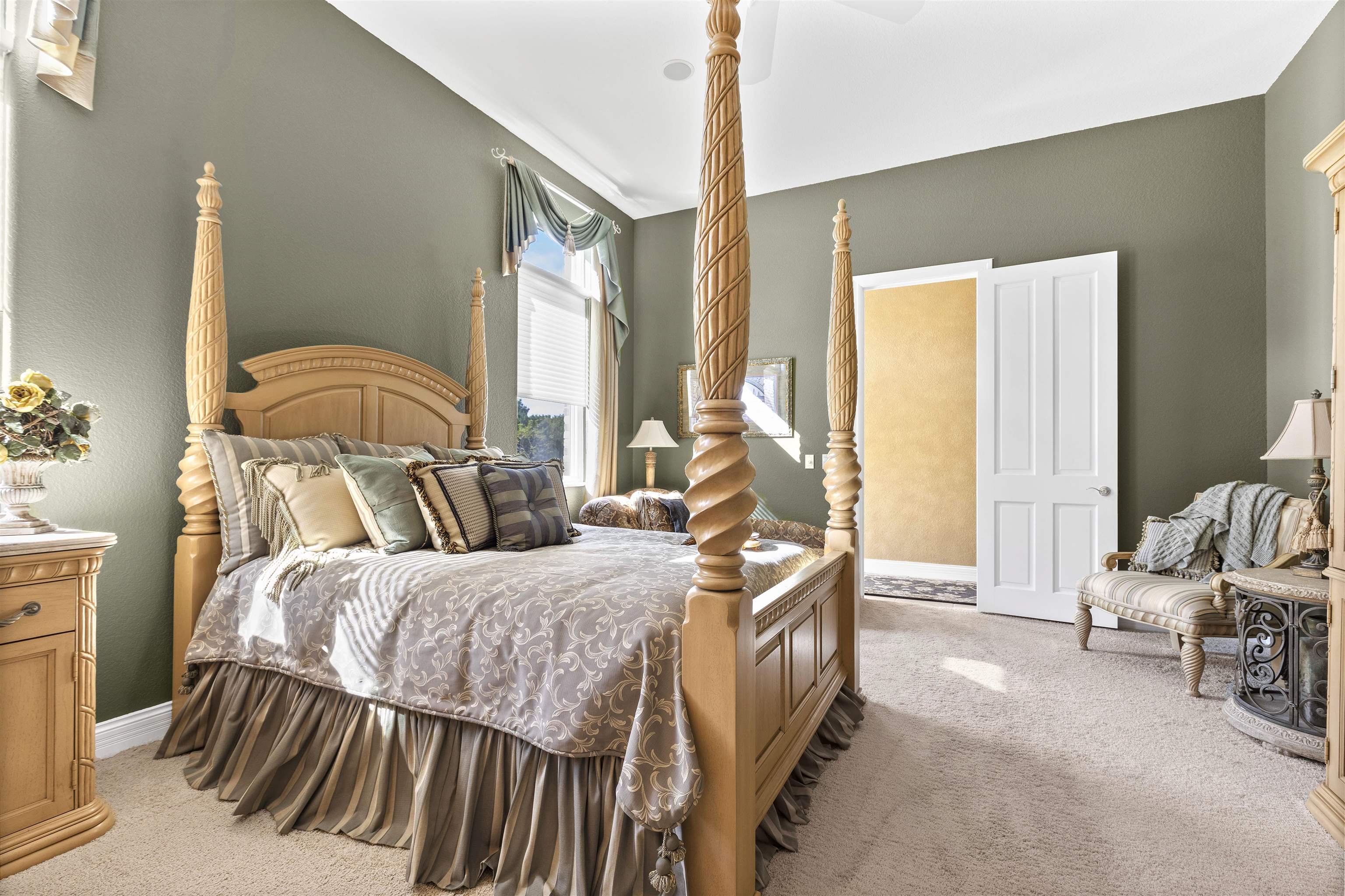17278 Laube Road Davis, IL 61019 - Photo 55 of 97 a bedroom with two beds and large windows