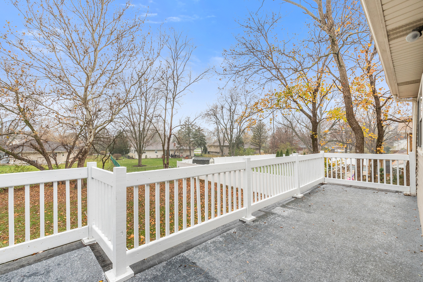 307 North Raven Road Shorewood, IL 60404 - Photo 21 of 22 a view of a wooden fence and trees