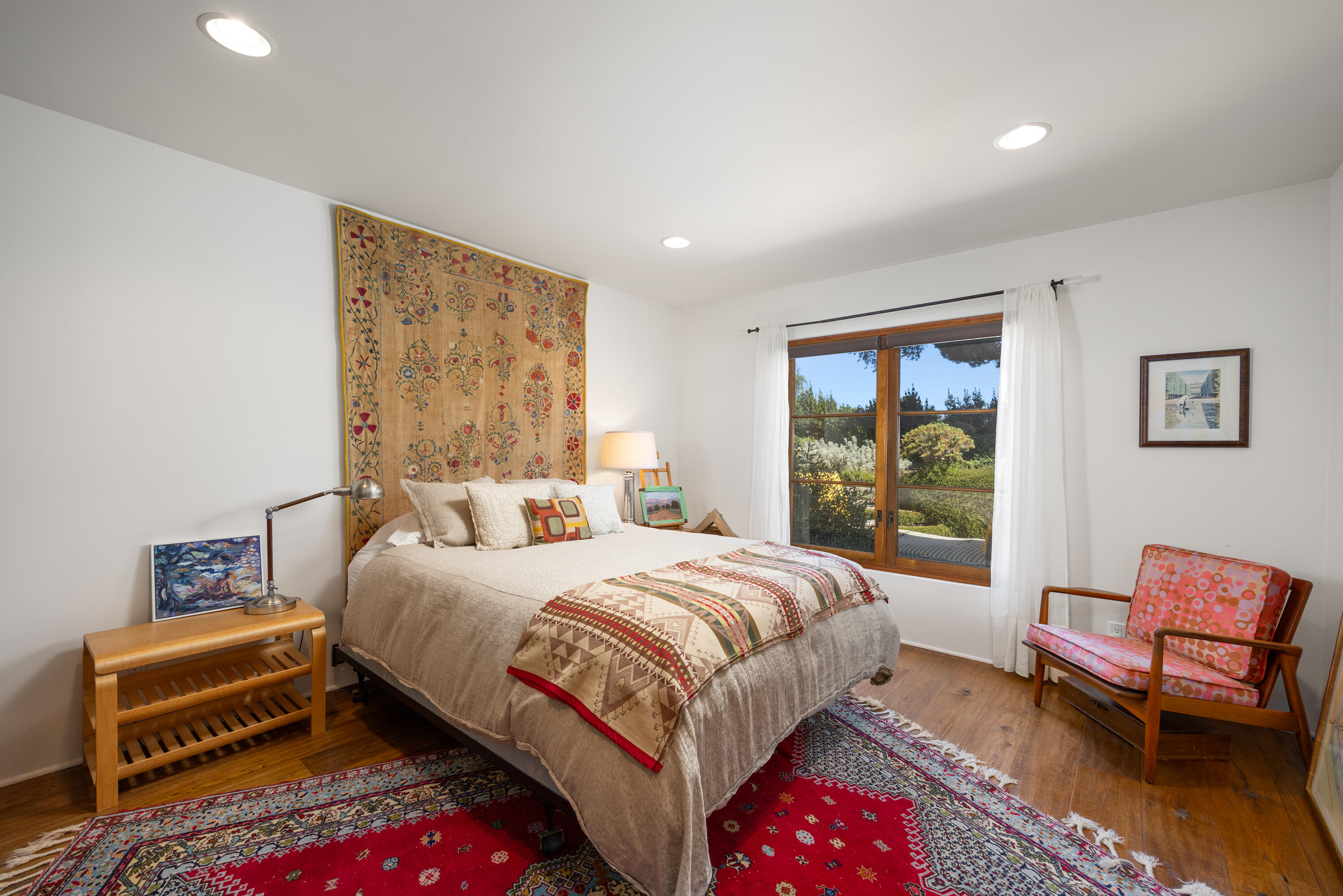 3001 Long Valley Road Santa Ynez, CA 93460 - Photo 25 of 52 a bedroom with a bed and a couch