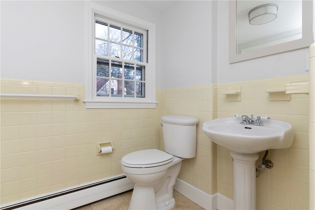 285 Crestwood Road Warwick, RI 02886 - Photo 23 of 44 First Floor Powder Room. Laundry Hook-Up in the Closet