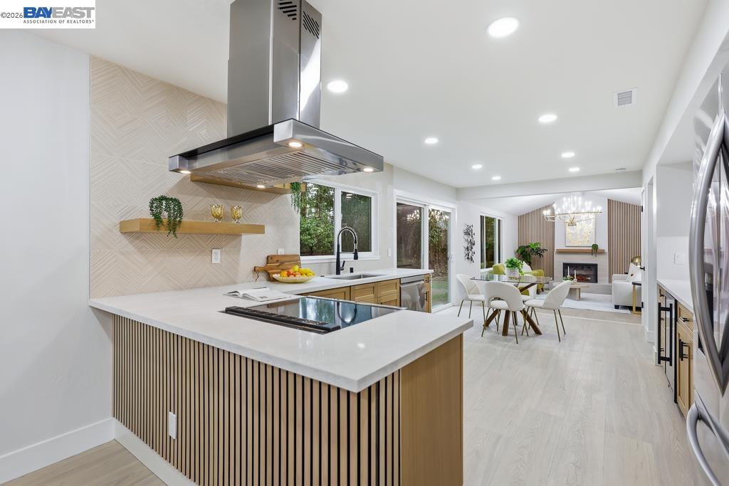 74 Hazelnut Court San Ramon, CA 94583 - Photo 15 of 60 a kitchen with stainless steel appliances lots of counter space