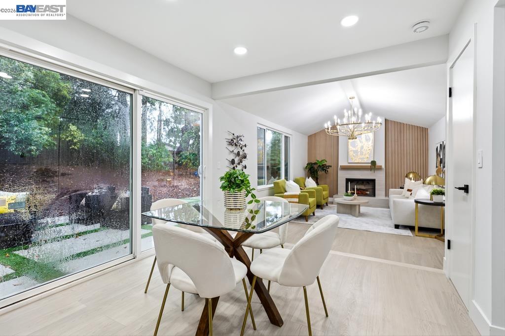 74 Hazelnut Court San Ramon, CA 94583 - Photo 23 of 60 a view of a dining room with furniture window and wooden floor